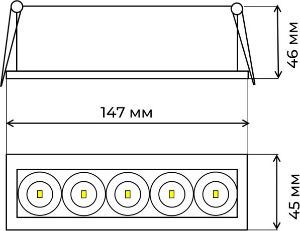 Изображение товара Точечный светильник De Markt Информ 851010501