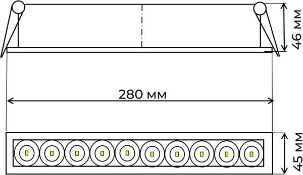 Изображение товара Точечный светильник De Markt Информ 851010601