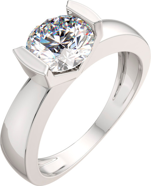 Изображение товара Кольцо из серебра ZORKA 0210307 (р.17.5, с фианитом)