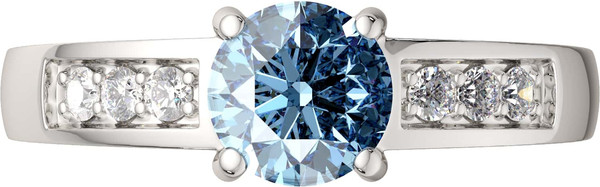 Изображение товара Кольцо из серебра ZORKA 0210313 (р.17, с наноситалом и фианитами)