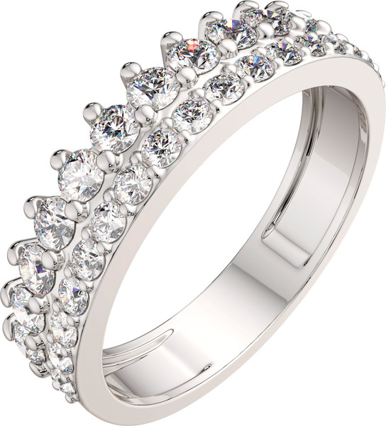 Изображение товара Кольцо из серебра ZORKA 0210321 (р.17.5, с фианитами)