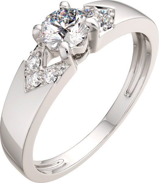 Изображение товара Кольцо из серебра ZORKA 0210558.ZZ (р.17.5, с фианитами)