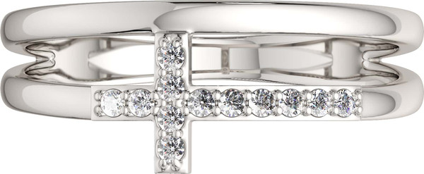 Изображение товара Кольцо из серебра ZORKA 0210584 (р.17, с фианитами)