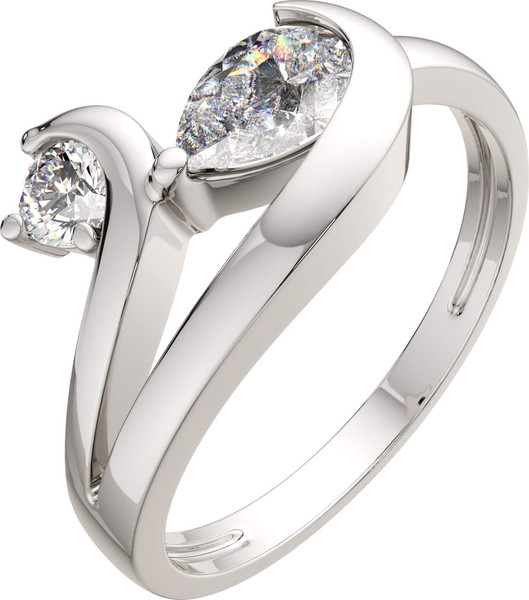 Изображение товара Кольцо из серебра ZORKA 0210600.ZZ (р.17, с фианитами)