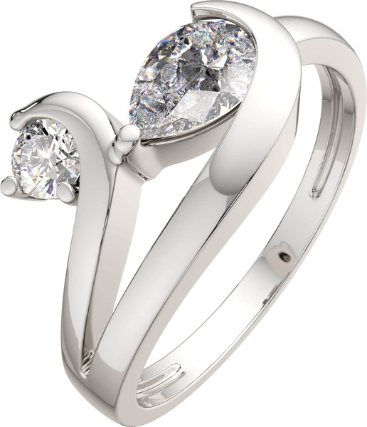 Изображение товара Кольцо из серебра ZORKA 0210600.ZZ (р.17, с фианитами)