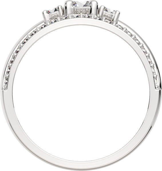 Изображение товара Кольцо из серебра ZORKA 0210620 (р.17.5, с фианитами)