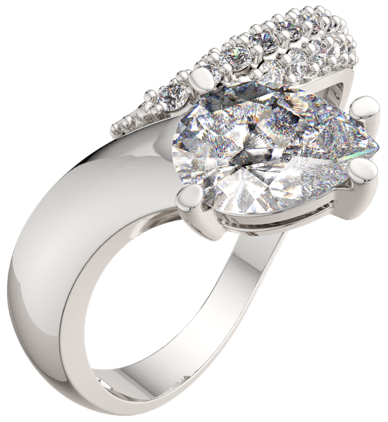 Изображение товара Кольцо из серебра ZORKA 0210621.ZZ (р.18, с фианитами)