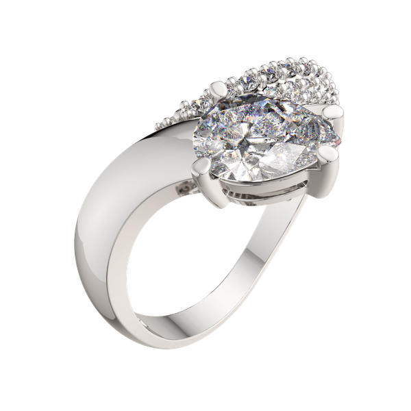 Изображение товара Кольцо из серебра ZORKA 0210621.ZZ (р.18, с фианитами)