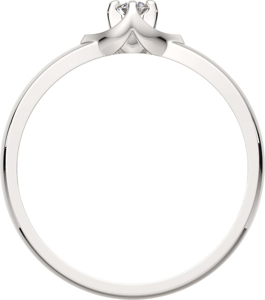 Изображение товара Кольцо из серебра ZORKA 0210374 (р.17, с фианитом)