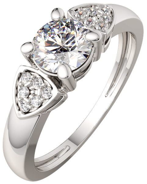 Изображение товара Кольцо из серебра ZORKA 0210638.ZZ (р.17, с фианитами)