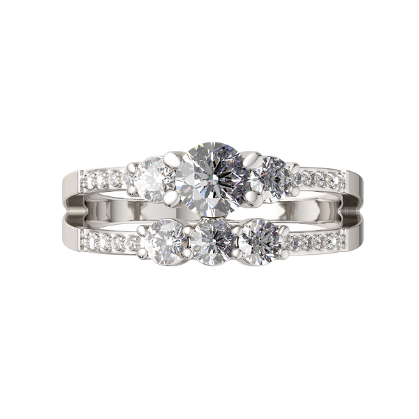 Изображение товара Кольцо из серебра ZORKA 0210643.ZZ (р.17, с фианитами)