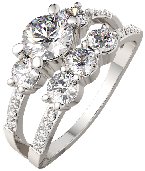 Изображение товара Кольцо из серебра ZORKA 0210643.ZZ (р.17, с фианитами)