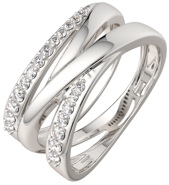 Изображение товара Кольцо из серебра ZORKA 0210652.ZZ (р.17, с фианитами)