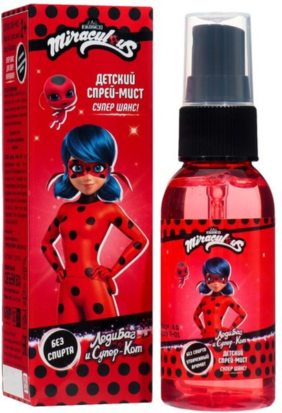 Изображение товара Лосьон детский Miraculous Спрей Леди Баг Супер шанс (50мл)