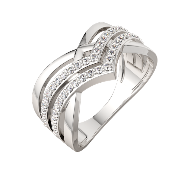 Изображение товара Кольцо из серебра ZORKA 0210654.ZZ (р.17, с фианитами)