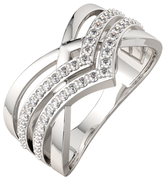 Изображение товара Кольцо из серебра ZORKA 0210654.ZZ (р.17, с фианитами)