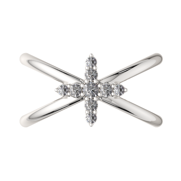 Изображение товара Кольцо из серебра ZORKA 0210387.ZZ (р.17.5, с фианитами)