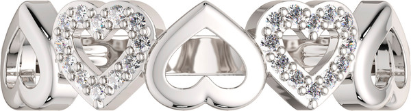 Изображение товара Кольцо из серебра ZORKA 0210676.ZZ (р.17, с фианитами)