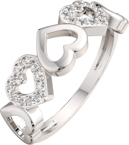 Изображение товара Кольцо из серебра ZORKA 0210676.ZZ (р.17, с фианитами)