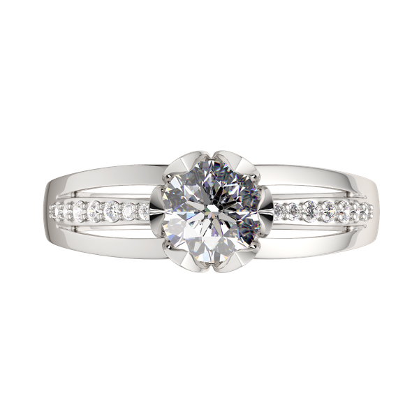 Изображение товара Кольцо из серебра ZORKA 0210403.ZZ (р.18, с фианитами)