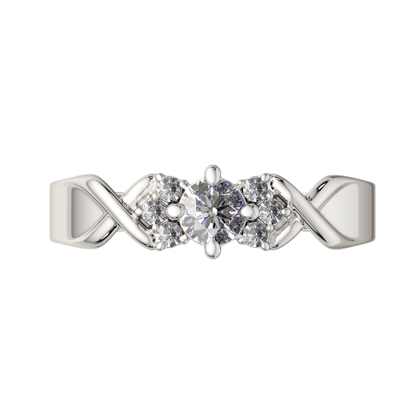 Изображение товара Кольцо из серебра ZORKA 0210702.ZZ (р.17, с фианитами)