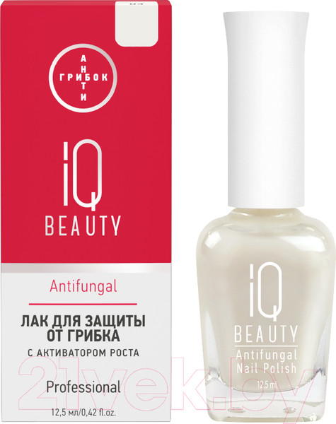 Изображение товара Лак для ногтей IQ Beauty Для защиты от грибка Antifungal Nail Polish 03 (12.5мл)