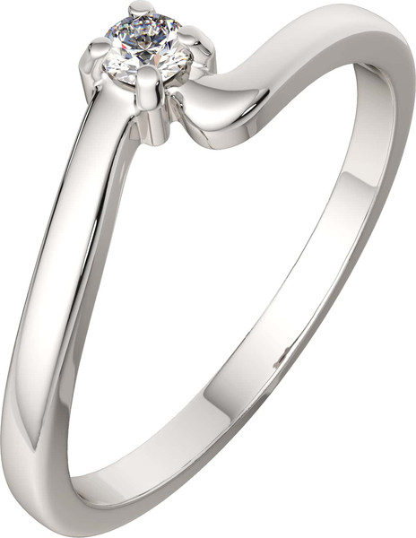 Изображение товара Кольцо из серебра ZORKA 0210412 (р.14, с фианитом)