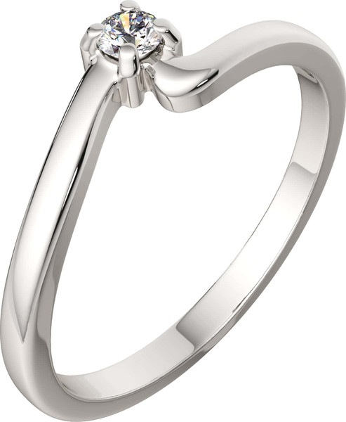 Изображение товара Кольцо из серебра ZORKA 0210412 (р.14, с фианитом)