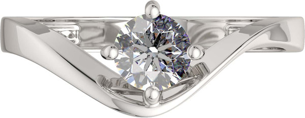 Изображение товара Кольцо из серебра ZORKA 0210345 (р.17, с фианитом)