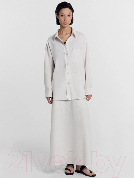 Изображение товара Рубашка Mark Formelle 122955-1/1 (р.170-88-94, белый песок)