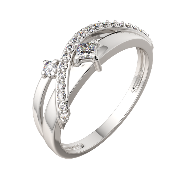 Изображение товара Кольцо из серебра ZORKA 0210429.ZZ (р.17, с фианитами)