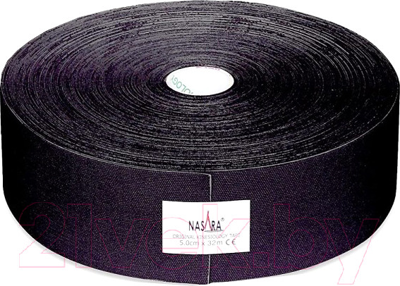 Изображение товара Кинезио тейп Nasara Kinesiology Tape / NR81469 (черный)