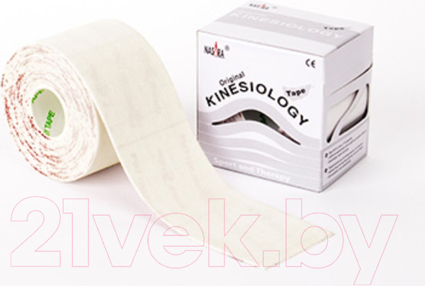 Изображение товара Кинезио тейп Nasara Kinesiology Tape / NR81733 (белый)