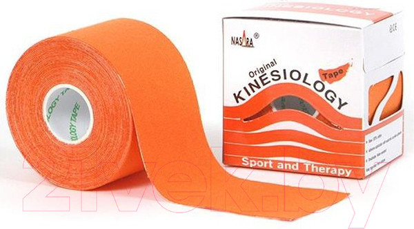 Изображение товара Кинезио тейп Nasara Kinesiology Tape / 09494328 (оранжевый)