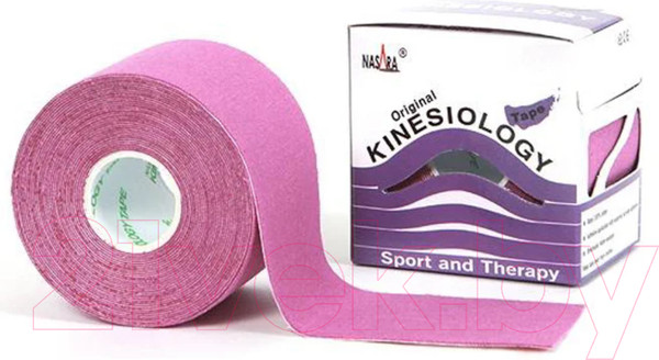 Изображение товара Кинезио тейп Nasara Kinesiology Tape / 9494311 (фиолетовый)