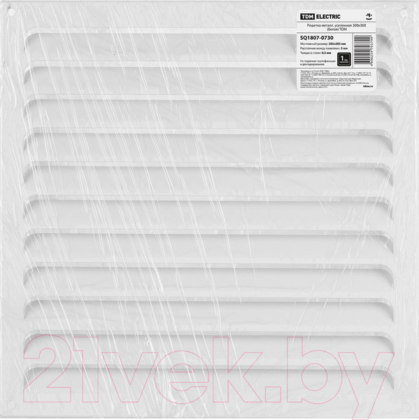 Изображение товара Решетка вентиляционная TDM SQ1807-0730