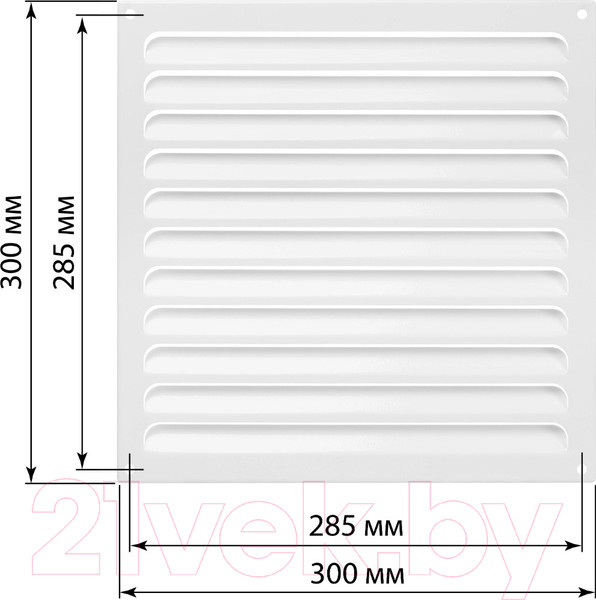 Изображение товара Решетка вентиляционная TDM SQ1807-0730