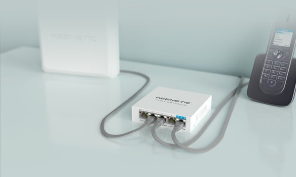 Изображение товара Коммутатор Keenetic PoE+ Switch 5 / KN-4610