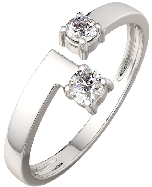 Изображение товара Кольцо из серебра ZORKA 0210445.ZZ (р.17, с фианитами)