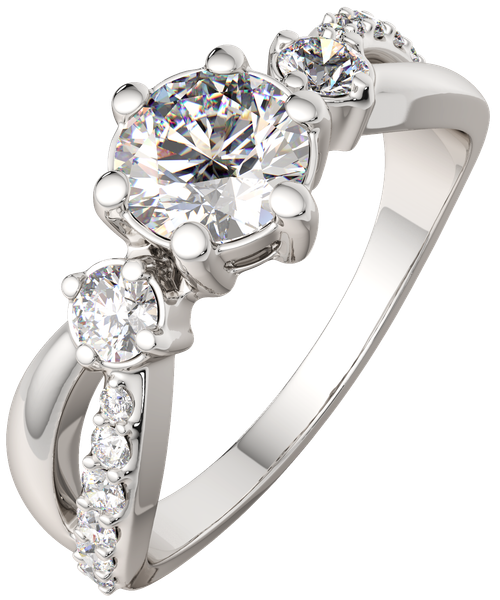 Изображение товара Кольцо из серебра ZORKA 0210711.ZZ (р.18, с фианитами)