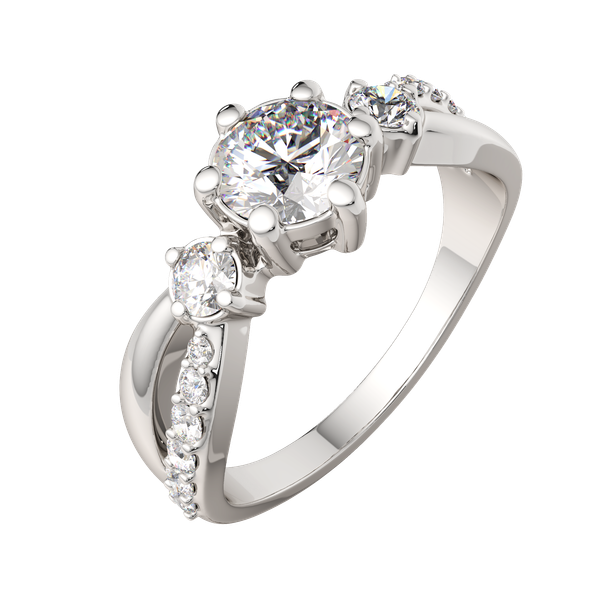 Изображение товара Кольцо из серебра ZORKA 0210711.ZZ (р.18, с фианитами)