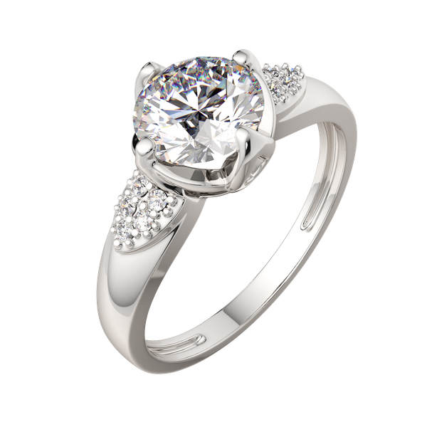 Изображение товара Кольцо из серебра ZORKA 0210735.ZZ (р.18, с фианитами)