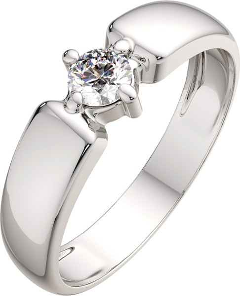 Изображение товара Кольцо из серебра ZORKA 0210761 (р.17.5, с фианитом)