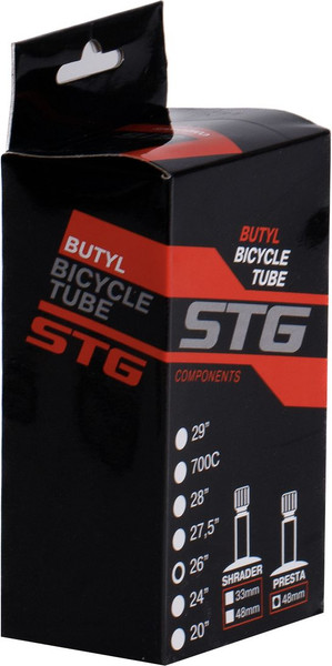 Изображение товара Камера для велосипеда STG 26x1.75/1.95 48мм / Х82415