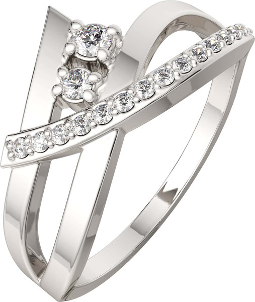 Изображение товара Кольцо из серебра ZORKA 0210797 (р.17.5, с фианитами)