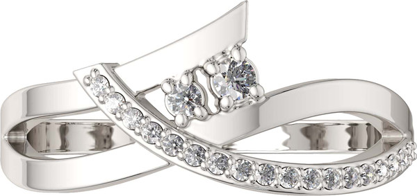 Изображение товара Кольцо из серебра ZORKA 0210797 (р.17.5, с фианитами)