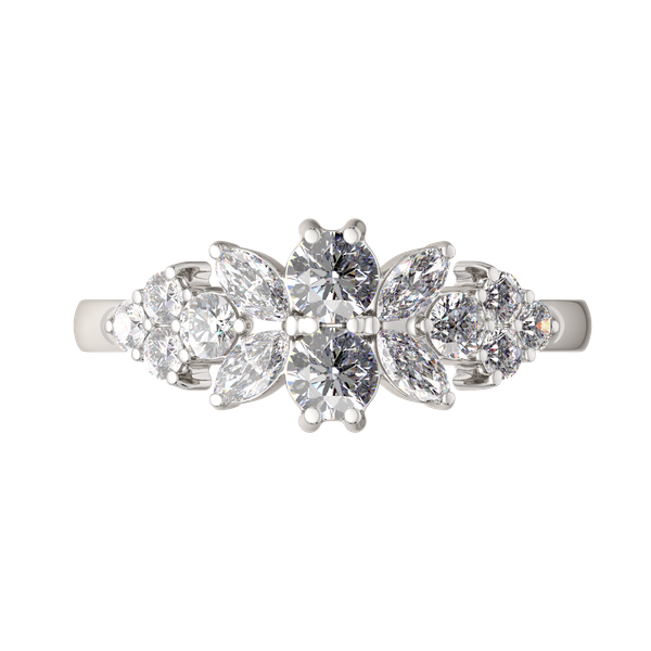 Изображение товара Кольцо из серебра ZORKA 0210801.ZZ (р.17.5, с фианитами)