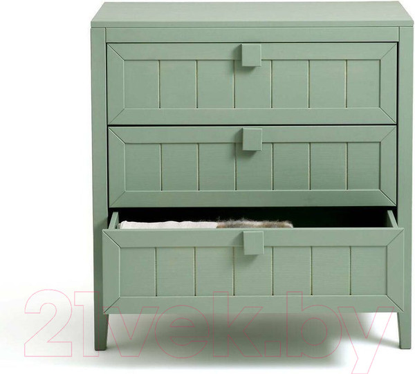 Изображение товара Комод Dipriz Carlos 3ящ Д.2297 (Pantone 5497)