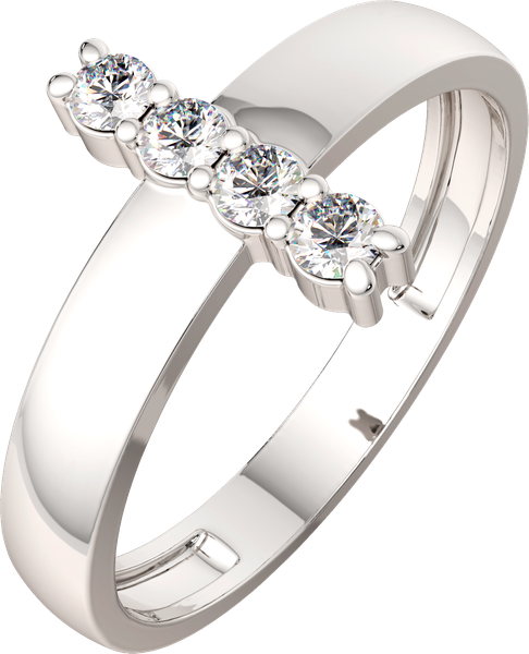 Изображение товара Кольцо из серебра ZORKA 0210817.ZZ (р.17.5, с фианитами)