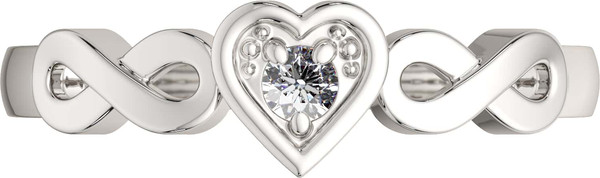 Изображение товара Кольцо из серебра ZORKA 0210832 (р.17, с фианитом)